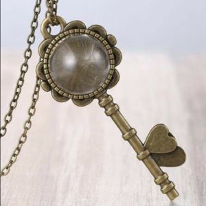 Dandelion Dome Key Necklace